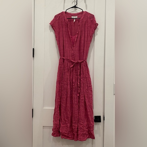 Apiece Apart Forte Maxi Dress Raspberry - Picture 7 of 8